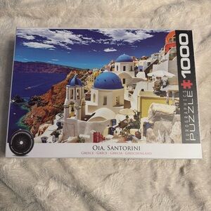 Eurographics 1000 Piece Jigsaw Puzzle Oia,‎ Santorini Greece New Sealed